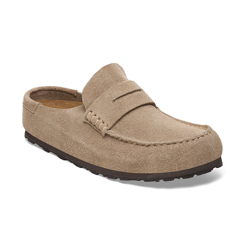 Men's Naples Wrapped Taupe Suede