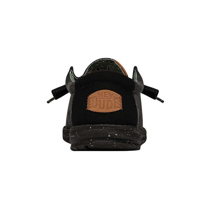 Men's Wally Washed Canvas Black/Black