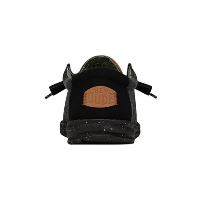 Men's Wally Washed Canvas Black/Black