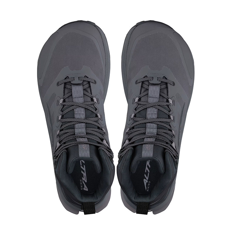 Men's Lone Peak 9 Waterproof Mid Black/Grey