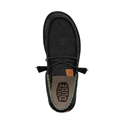 Men's Wally Washed Canvas Black/Black